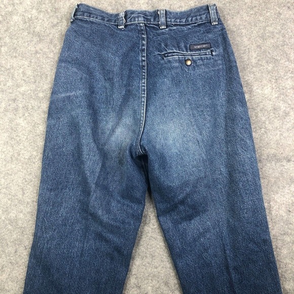 Vtg Wrangler Women's Jeans Size 11 Light Wash Denim Blue Straight Leg Cotton USA - Picture 9 of 11